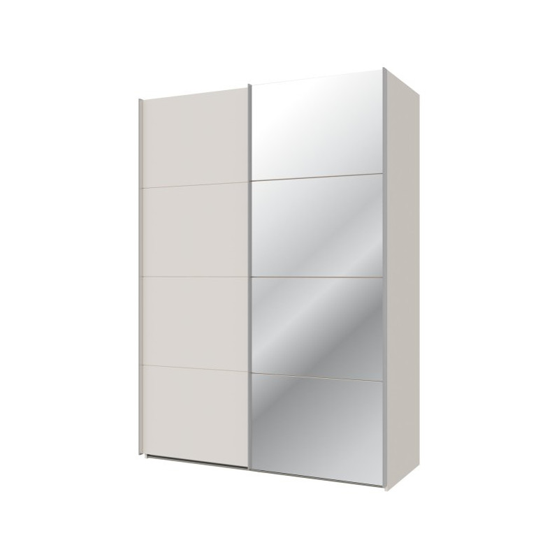 Szafa przesuwna 150 cm z lustrem Sophistispace SSQS72414 piaskowy