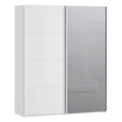 Szafa przesuwna 170 cm z lustrem Sophistispace SSQS82412 biały