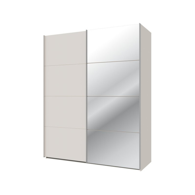 Szafa przesuwna 170 cm z lustrem Sophistispace SSQS82412 piaskowy