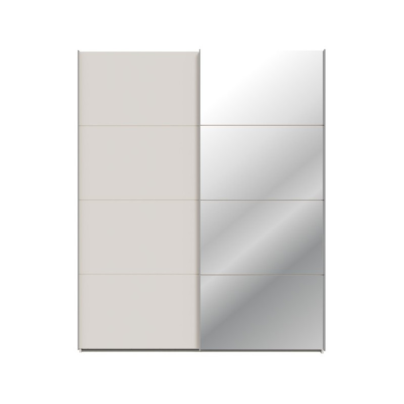 Szafa przesuwna 170 cm z lustrem Sophistispace SSQS82412 piaskowy