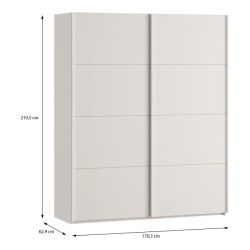 Szafa przesuwna 170 cm Sophistispace SSQS82411 piaskowy