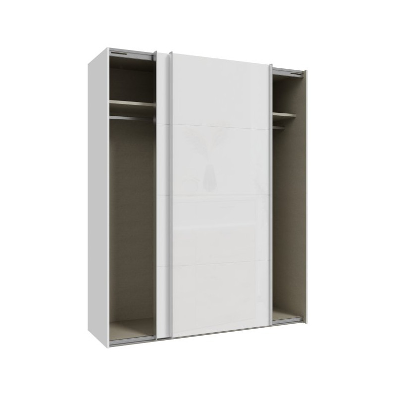 Szafa przesuwna 170 cm Sophistispace SSQS82411 biały połysk