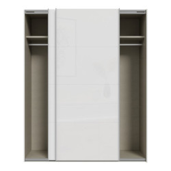Szafa przesuwna 170 cm Sophistispace SSQS82411 biały połysk