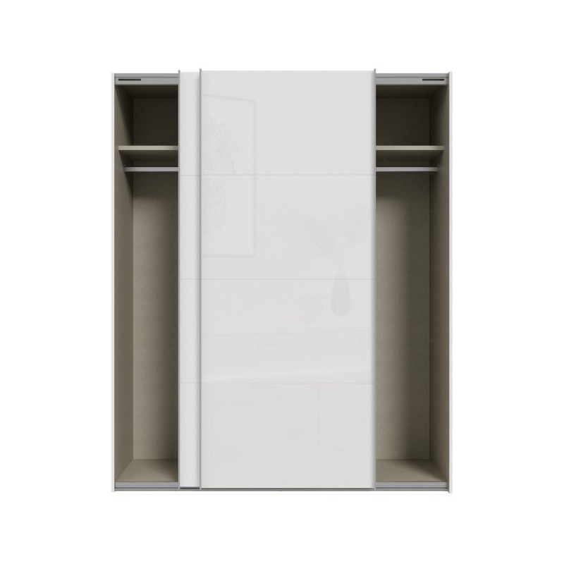 Szafa przesuwna 170 cm Sophistispace SSQS82411 biały połysk