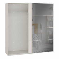 Szafa przesuwna 200 cm z lustrem Sophistispace SSQS32414 piaskowy
