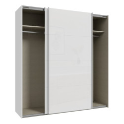 Szafa przesuwna 200 cm Sophistispace SSQS32411 biały połysk