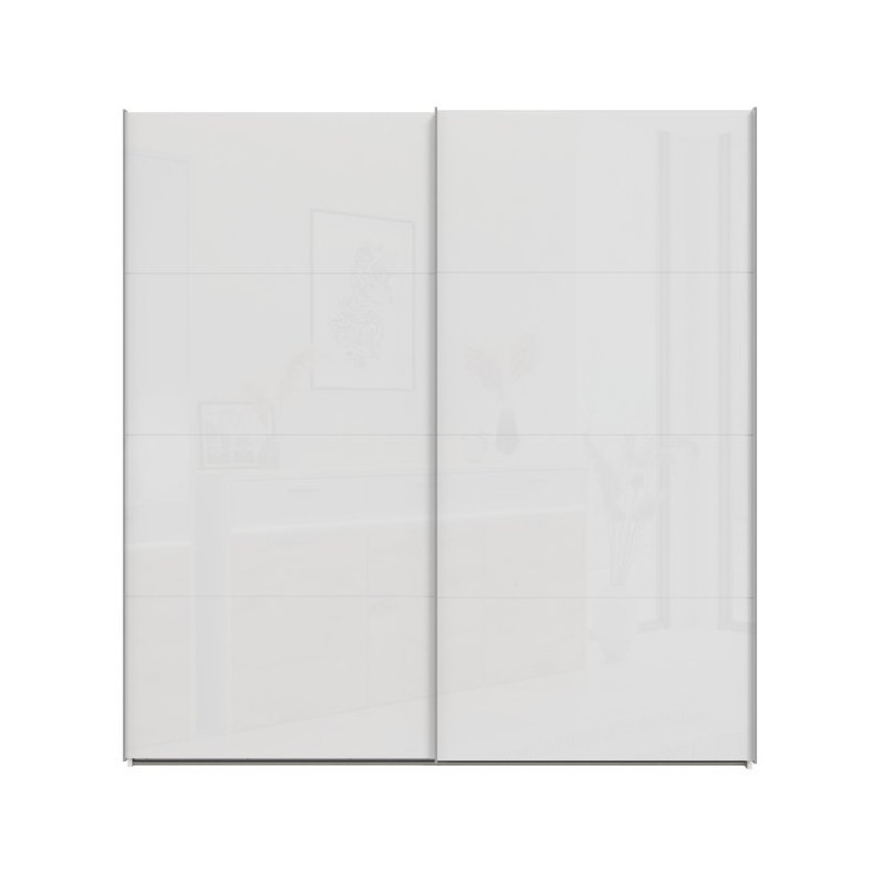 Szafa przesuwna 200 cm Sophistispace SSQS32411 biały połysk