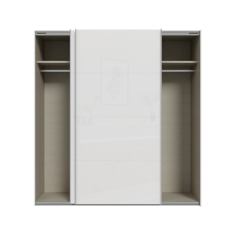 Szafa przesuwna 200 cm Sophistispace SSQS32411 biały połysk