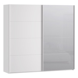 Szafa przesuwna 220 cm z lustrem Sophistispace SSQS92413 biały