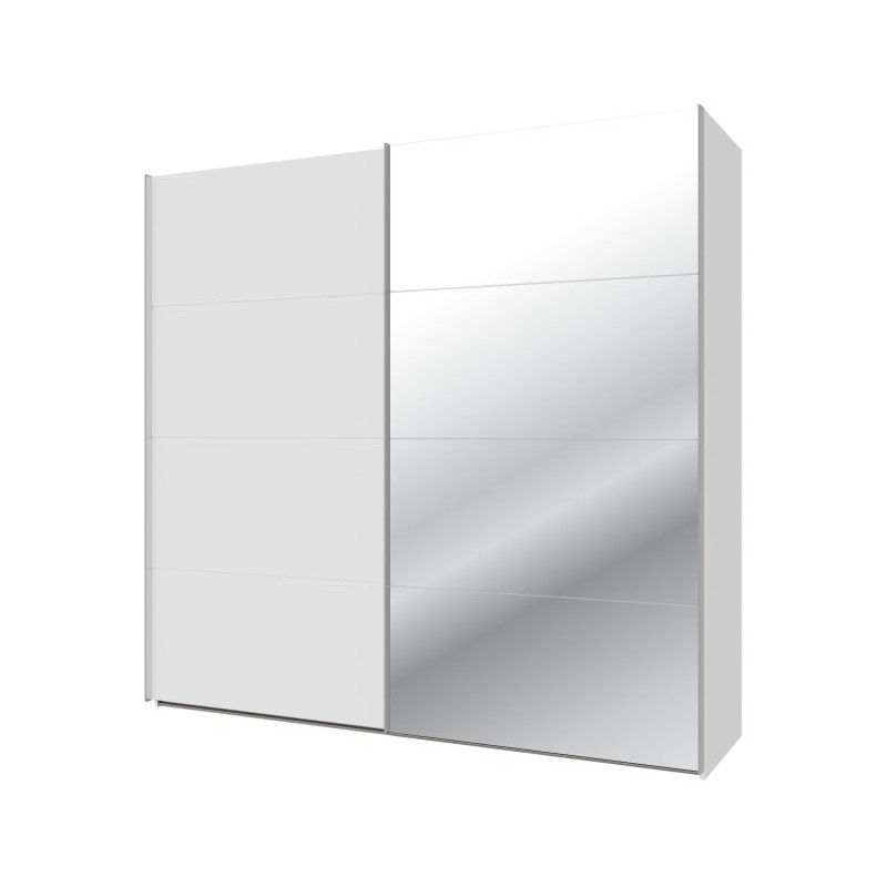 Szafa przesuwna 220 cm z lustrem Sophistispace SSQS92413 biały