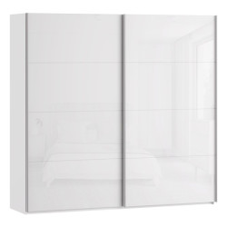 Szafa przesuwna 220 cm Sophistispace SSQS92411 biały połysk
