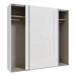 Szafa przesuwna 220 cm Sophistispace SSQS92411 biały połysk