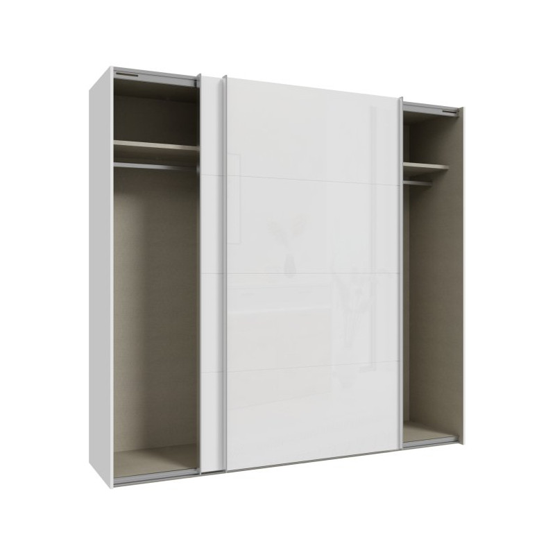 Szafa przesuwna 220 cm Sophistispace SSQS92411 biały połysk