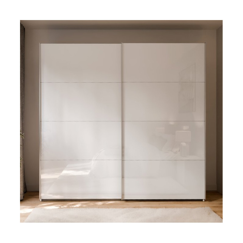 Szafa przesuwna 220 cm Sophistispace SSQS92411 biały połysk