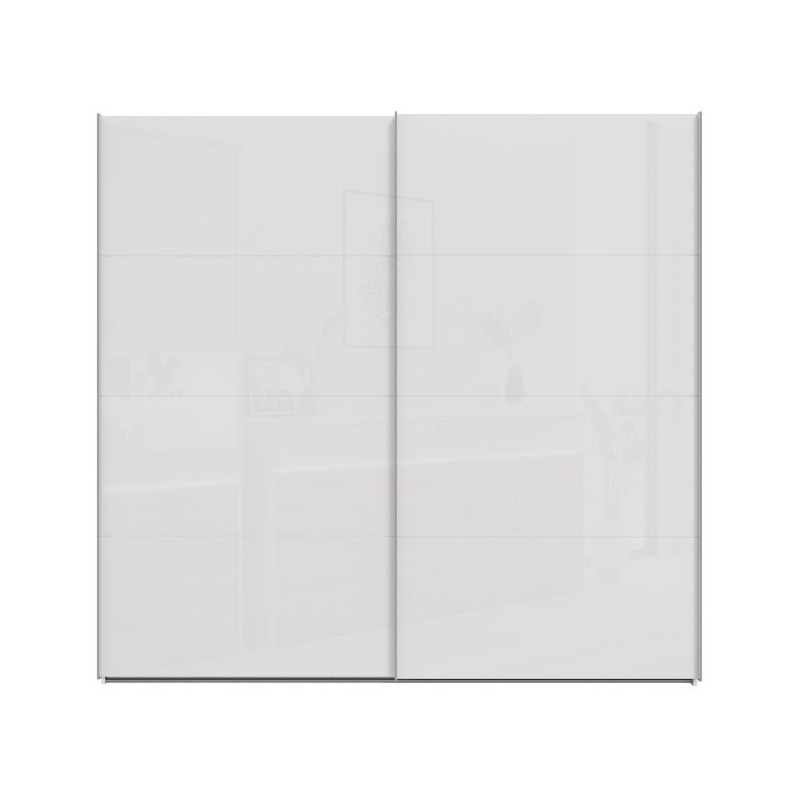 Szafa przesuwna 220 cm Sophistispace SSQS92411 biały połysk