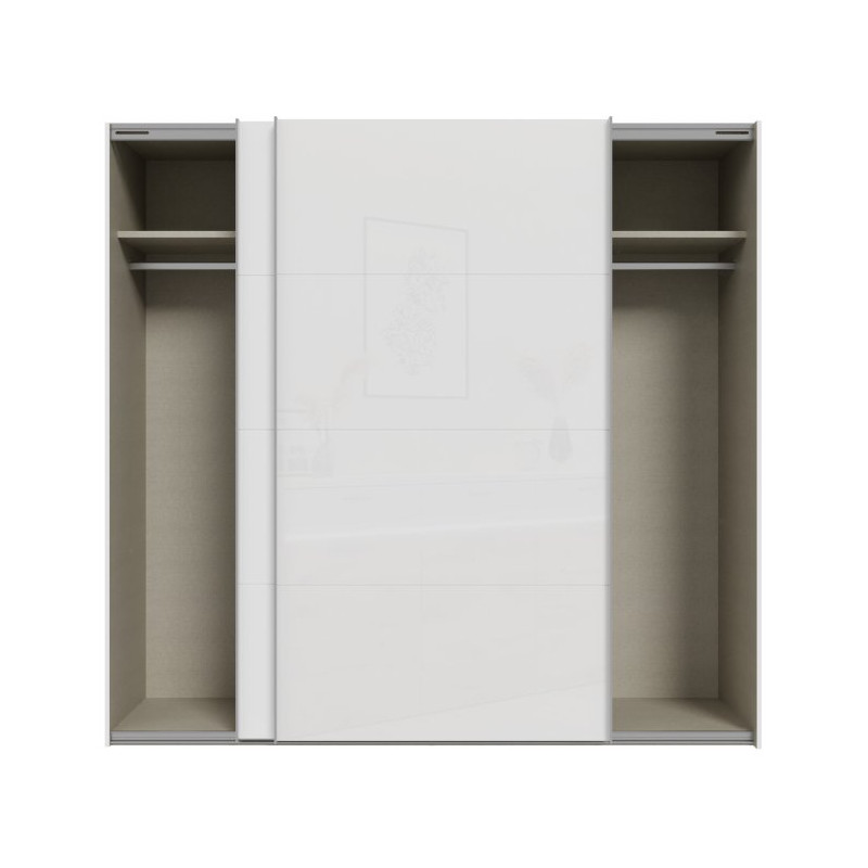 Szafa przesuwna 220 cm Sophistispace SSQS92411 biały połysk