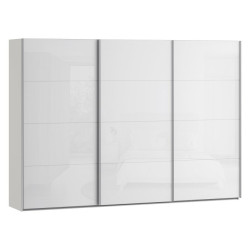 Szafa przesuwna 300 cm Sophistispace SSQS23411 biały połysk