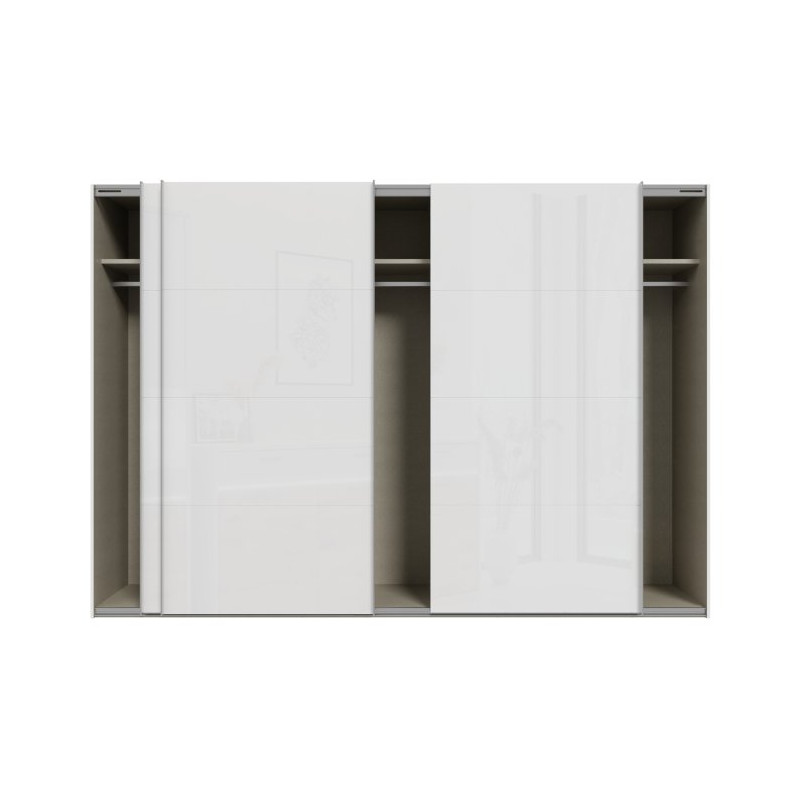 Szafa przesuwna 300 cm Sophistispace SSQS23411 biały połysk