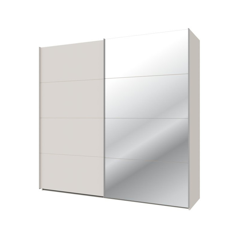 Szafa przesuwna 220 cm z lustrem Sophistispace SSQS92413 piaskowy