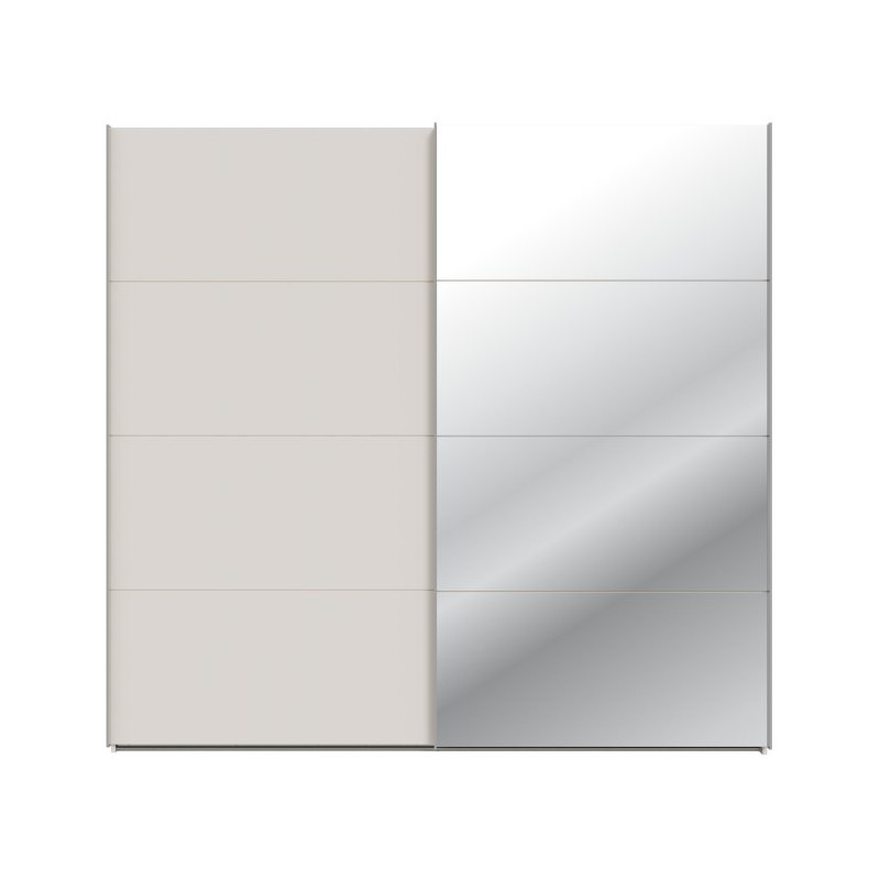 Szafa przesuwna 220 cm z lustrem Sophistispace SSQS92413 piaskowy