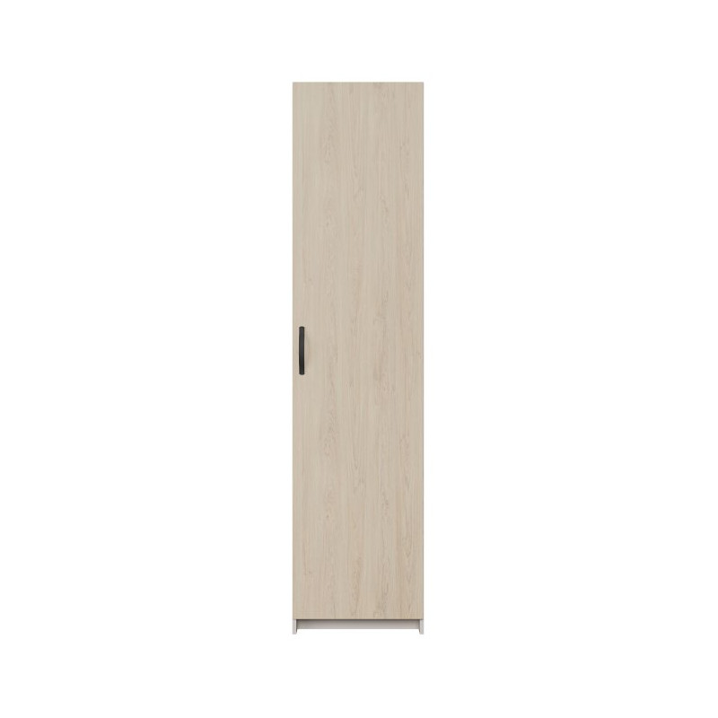 Wąska szafa ubraniowa 50 cm Tahoe TAHS912 piaskowy/dąb puccini