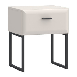 Szafka nocna 45 cm Akihisa AKHK011 piaskowy/czarny