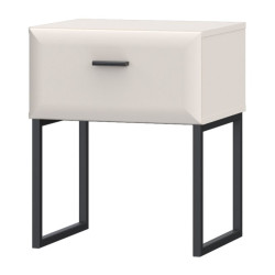 Szafka nocna 45 cm Akihisa AKHK011 piaskowy/czarny