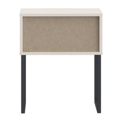 Szafka nocna 45 cm Akihisa AKHK011 piaskowy/czarny