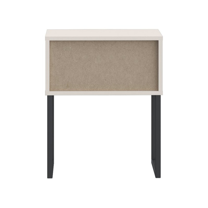 Szafka nocna 45 cm Akihisa AKHK011 piaskowy/czarny