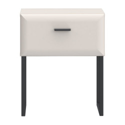 Szafka nocna 45 cm Akihisa AKHK011 piaskowy/czarny