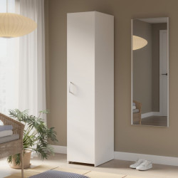 Wąska szafa ubraniowa 40 cm Econobox 2 ECBS811 biały