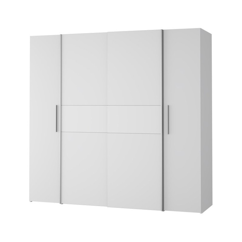 Szafa ubraniowa 200 cm Narago KLTS62321 biały
