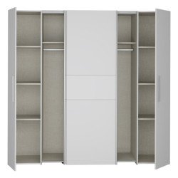 Szafa ubraniowa 200 cm Narago KLTS62321 biały