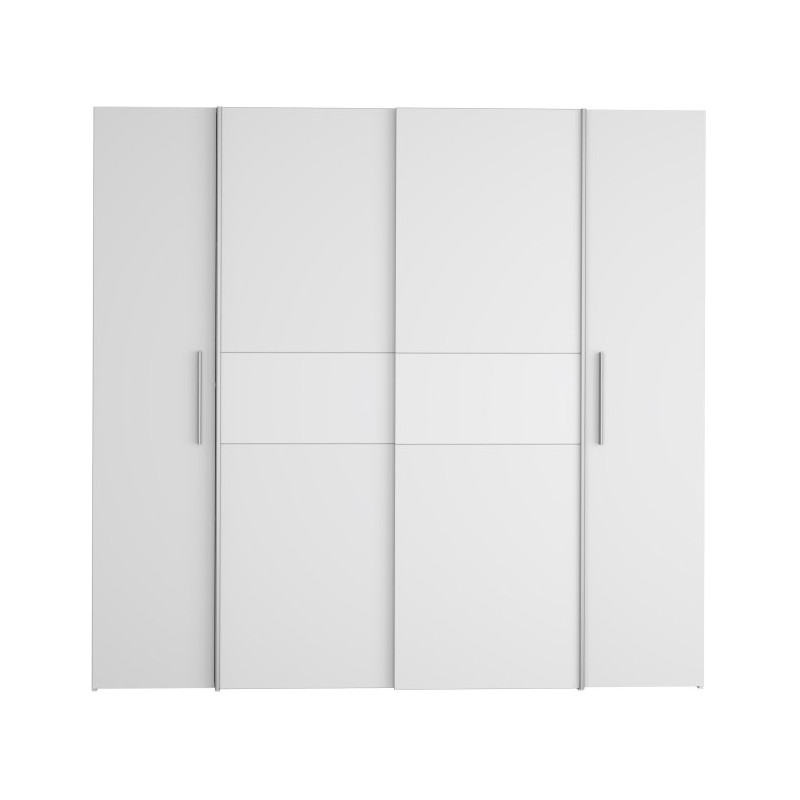 Szafa ubraniowa 200 cm Narago KLTS62321 biały