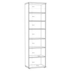 Wysoka szafka na buty z lustrem NET 106 MS165 piaskowy