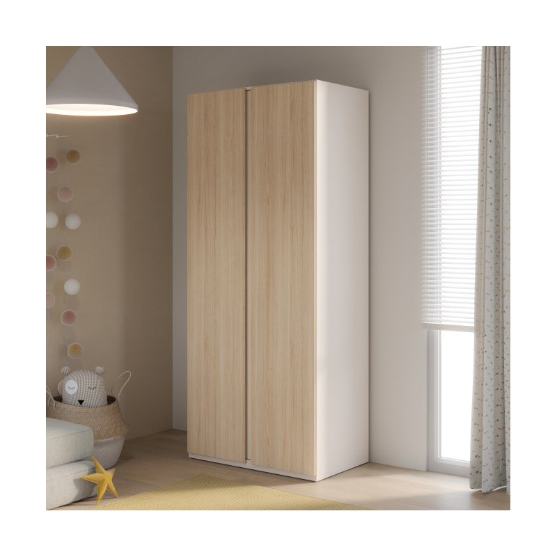 Szafa otwierana 90 cm Panoptik PNPS921 dąb riva/piaskowy