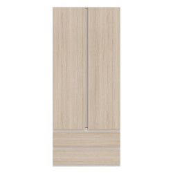 Szafa z szufladami 90 cm Panoptik PNPS922 dąb riva/piaskowy