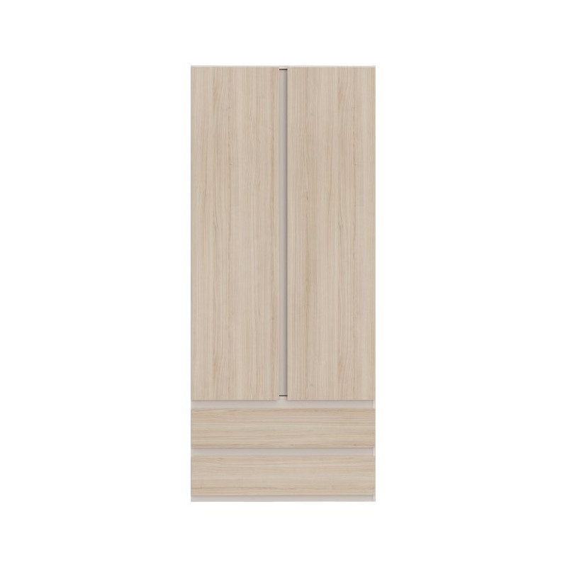 Szafa z szufladami 90 cm Panoptik PNPS922 dąb riva/piaskowy