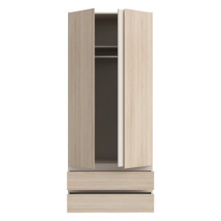 Szafa z szufladami 90 cm Panoptik PNPS922 dąb riva/piaskowy