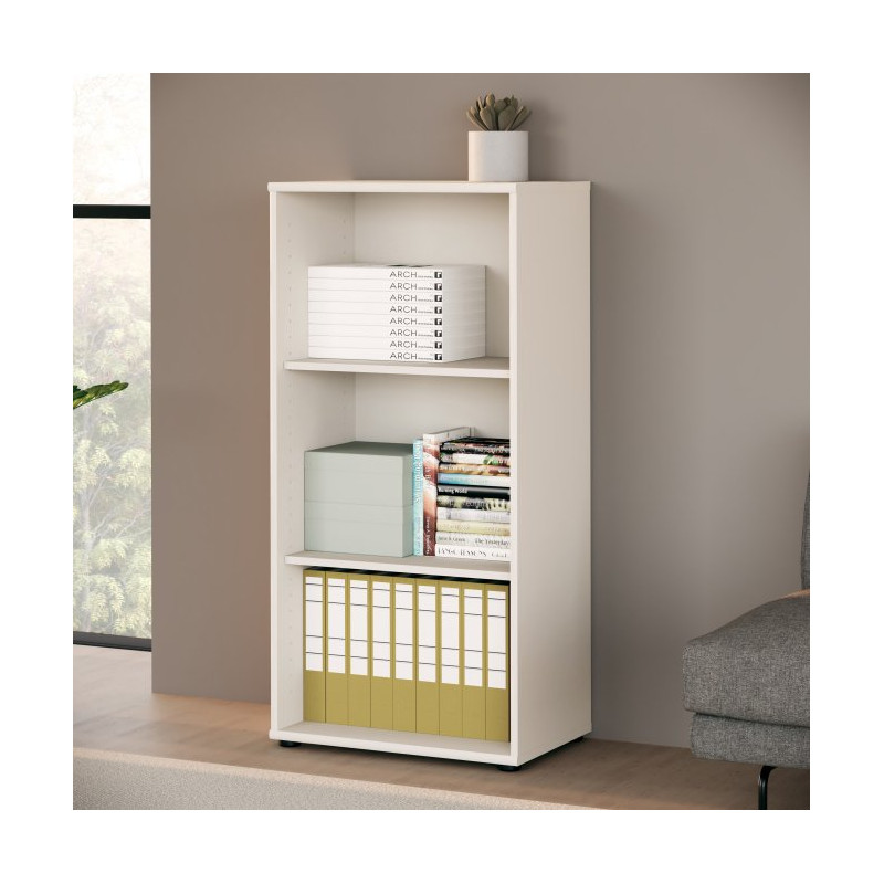 Niski regał otwarty 55 cm Archbox T2KR50 piaskowy