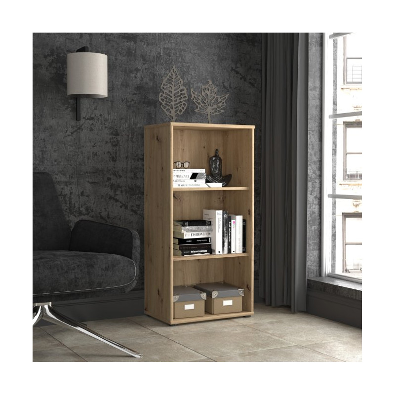 Niski regał otwarty 55 cm Archbox T2KR50 dąb artisan