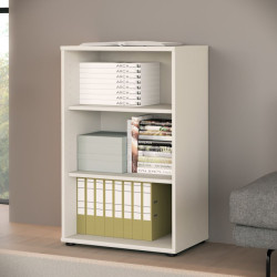 Wąski regał otwarty 55 cm Archbox T2KR70 piaskowy