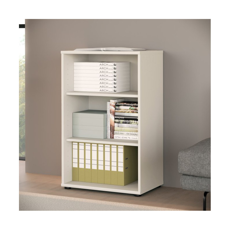 Wąski regał otwarty 55 cm Archbox T2KR70 piaskowy