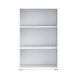 Wąski regał otwarty 55 cm Archbox T2KR70 biały