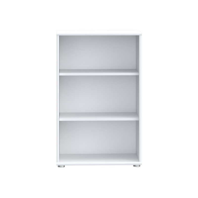 Wąski regał otwarty 55 cm Archbox T2KR70 biały