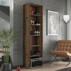 Wysoki regał otwarty 55 cm Archbox T2KR02 old wood vintage