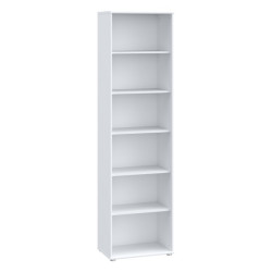 Wysoki regał otwarty 55 cm Archbox T2KR02 biały