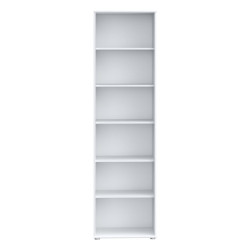 Wysoki regał otwarty 55 cm Archbox T2KR02 biały