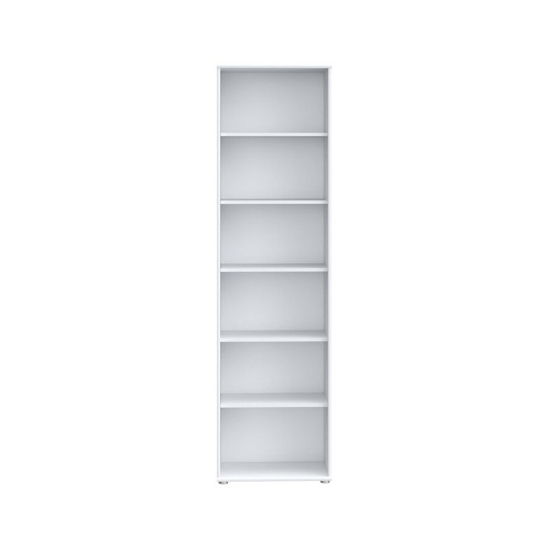 Wysoki regał otwarty 55 cm Archbox T2KR02 biały