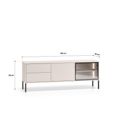 Szafka RTV Barnee 04 Kaszmir Ml Meble